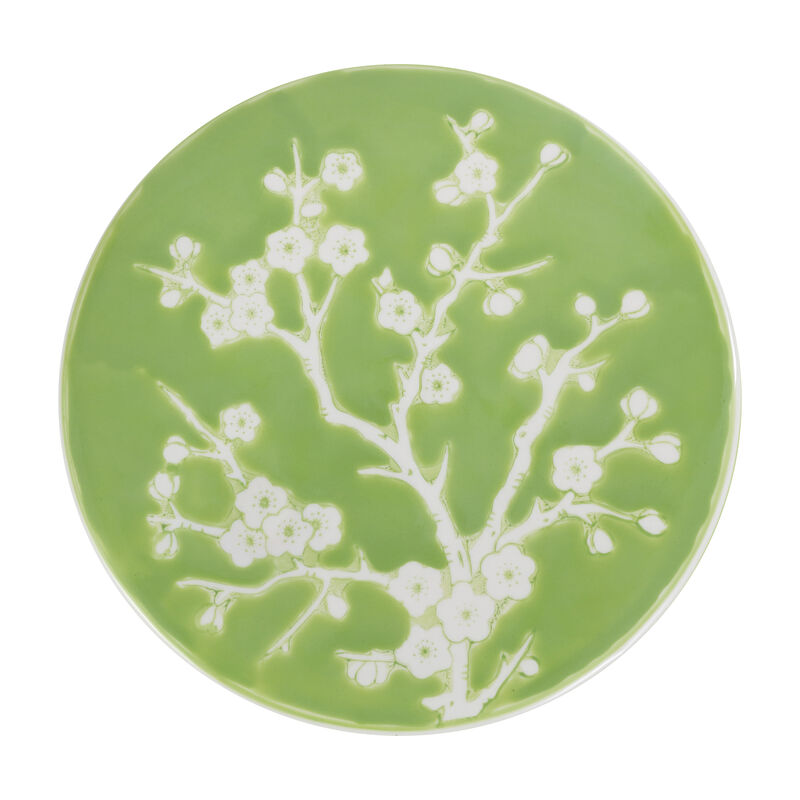 Cherry Blossom Ceramic Garden Stool