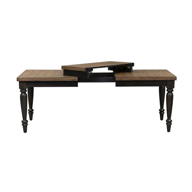 Liberty Furniture Harvest Home Rectangular Leg Table in Chalkboard image number 3