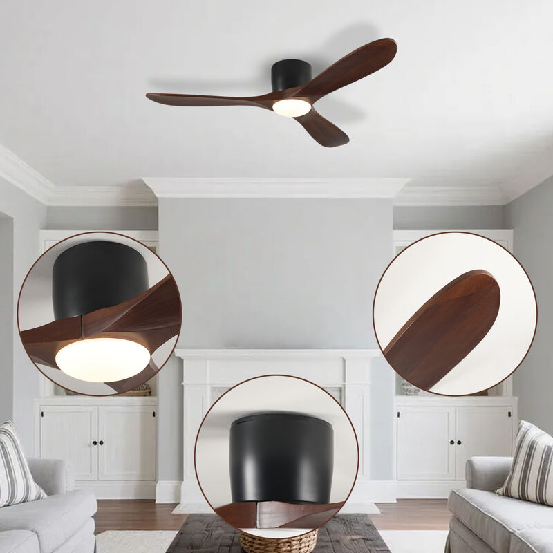 ELEMENT ACE 52-inch Ceiling Fan with Light and Remote Control for Energy Efficient Airflow image number 7