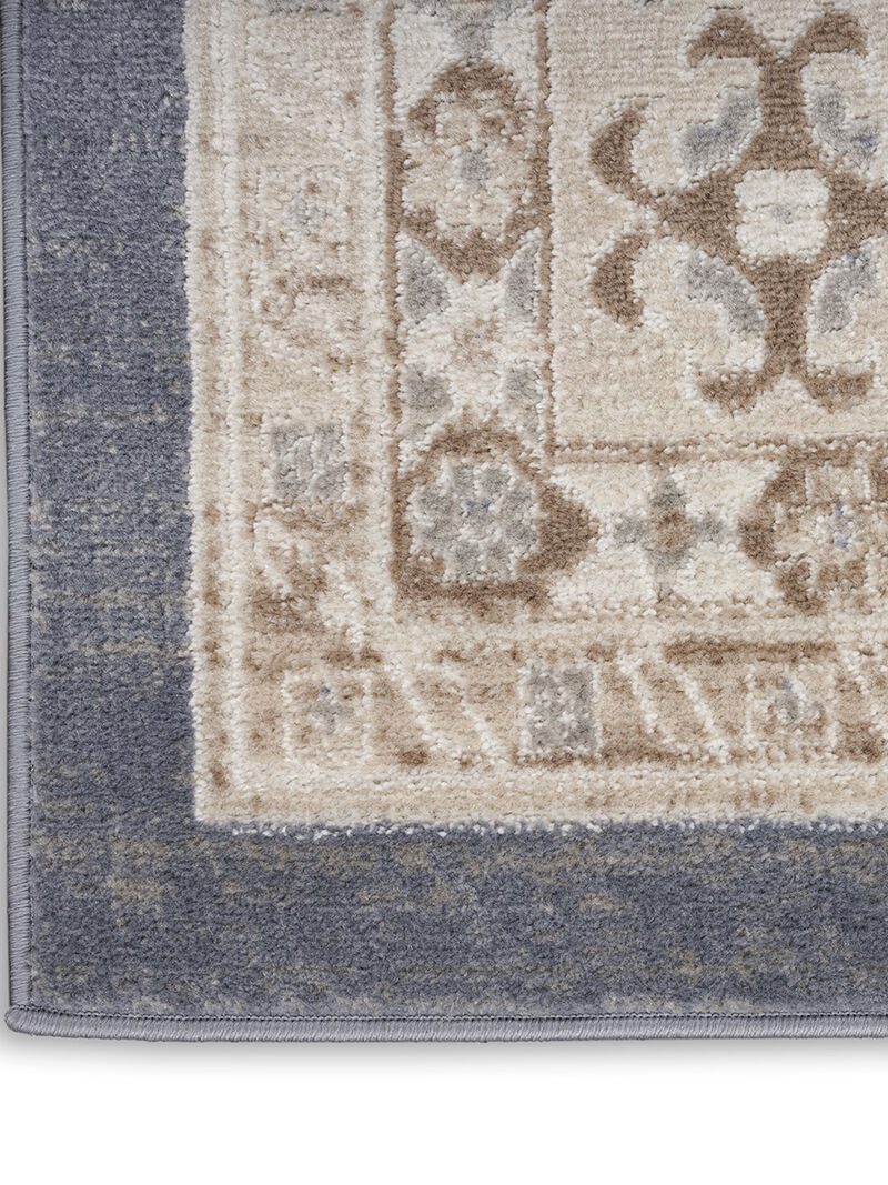Serenity Home SRH01 Ivory/Blue 3'11" x 5'11" Rug