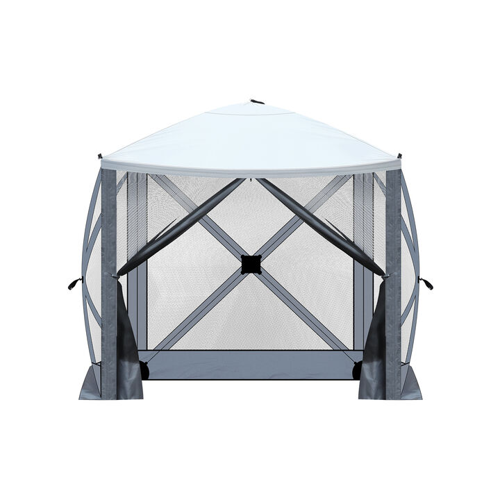 Pop-Up Camping Canopy for Outdoor Shade at Beach, Garden, or Backyard