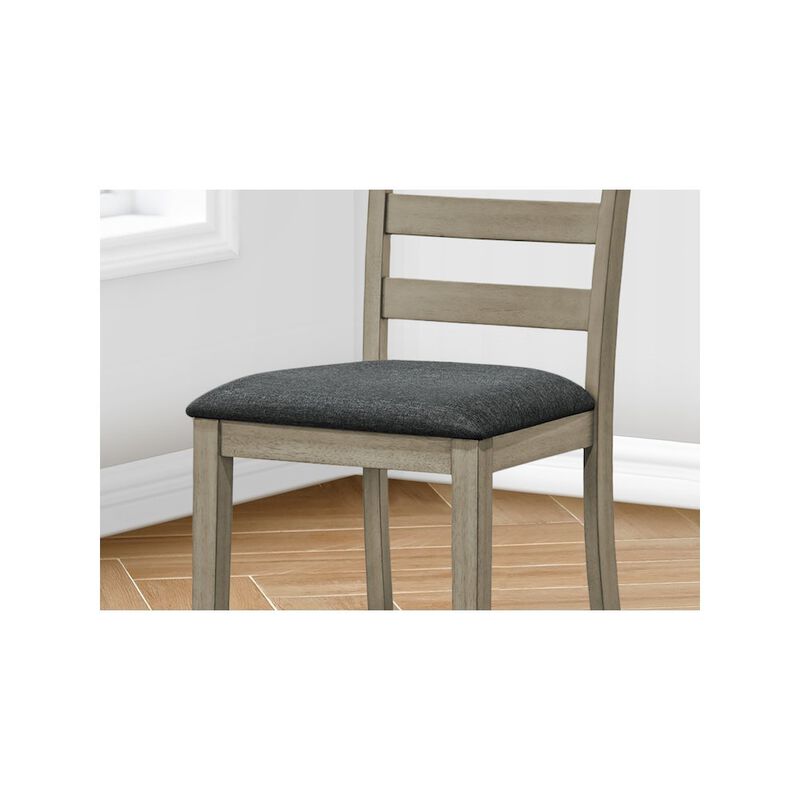 Dining Chair, 44" Height, Counter Height, Set Of 2, Transitional