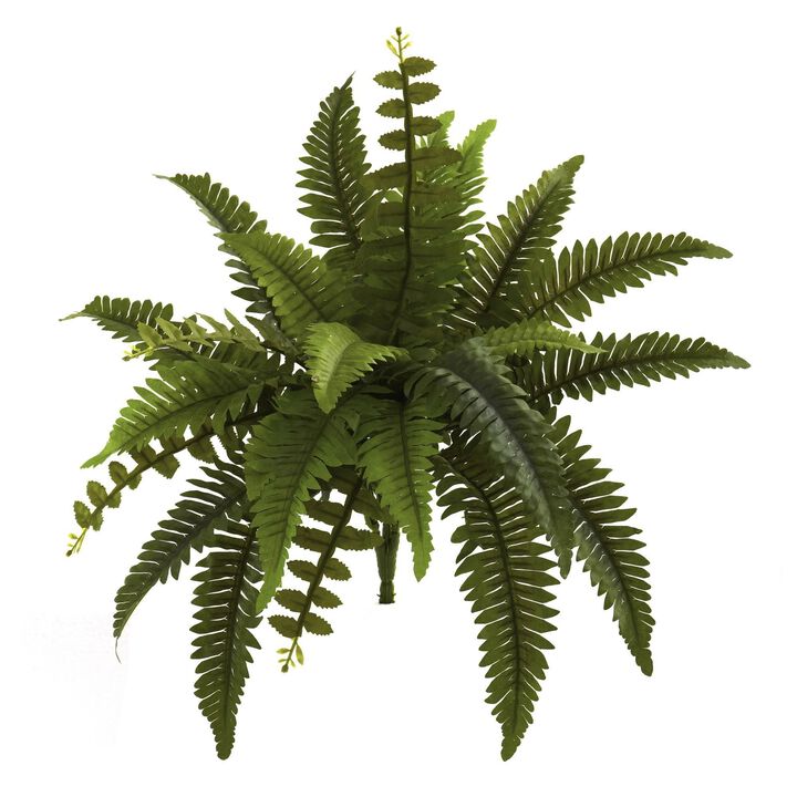 Nearly Natural 14-in Boston Fern Artificial Plant (Set of 6)