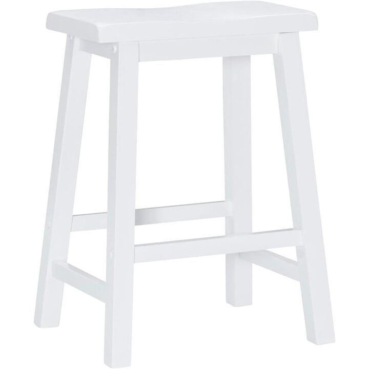 Powell Color Story White Counter Stool