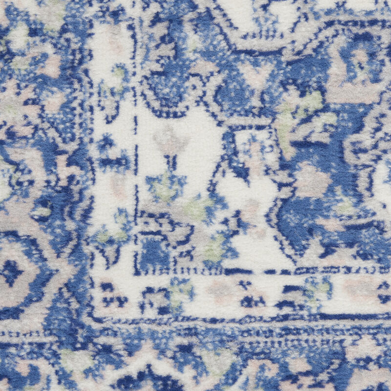 HomeRoots Floral Distressed Non Skid Area Rug image number 2