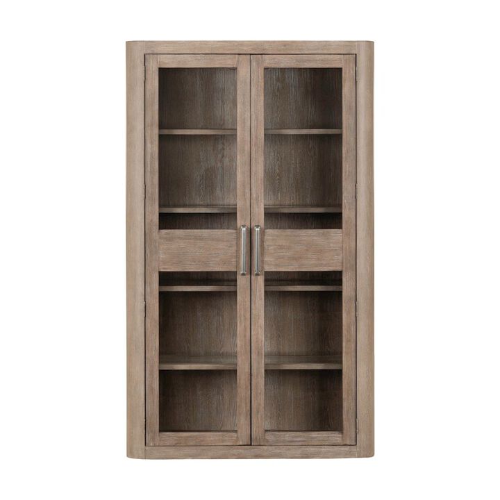 Liberty Furniture South Bend 2 Piece Bunching Cabinet Set for Dining Room Storage - Burnished Clay