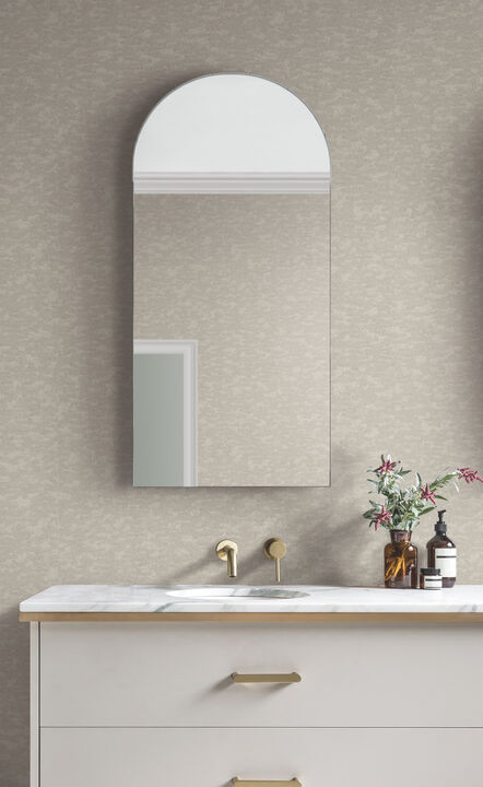 Weathered Cypress Taupe Wallpaper