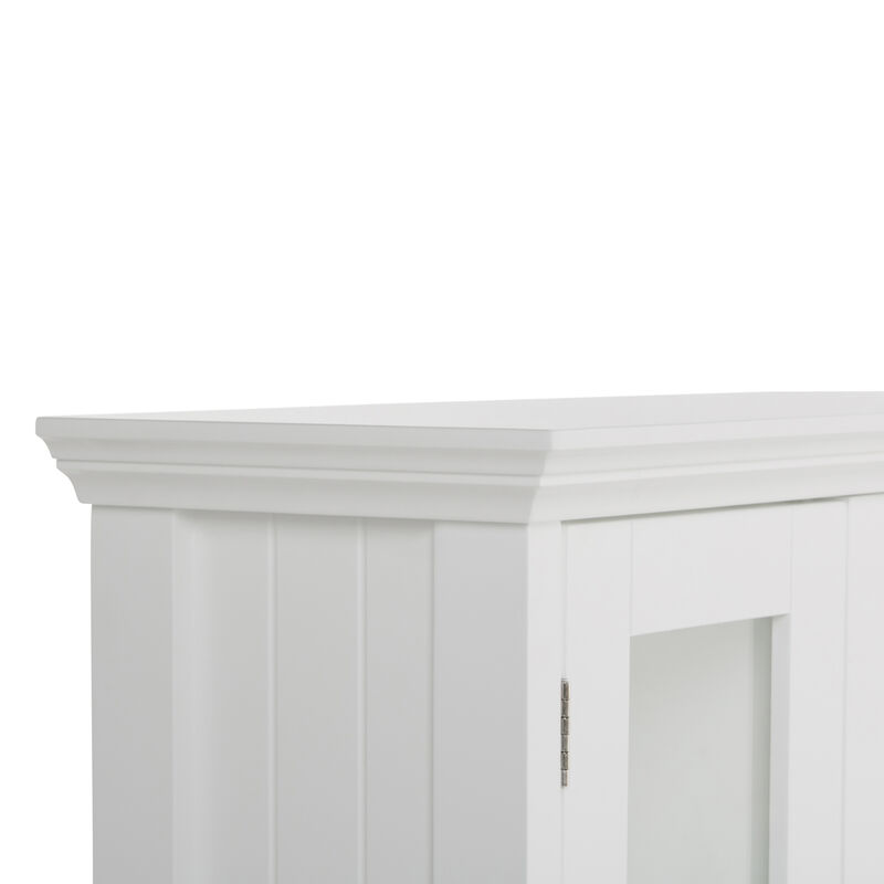 Simpli Home Acadian 24W Wall Cabinet with 2 Glass Doors and Shelf image number 4