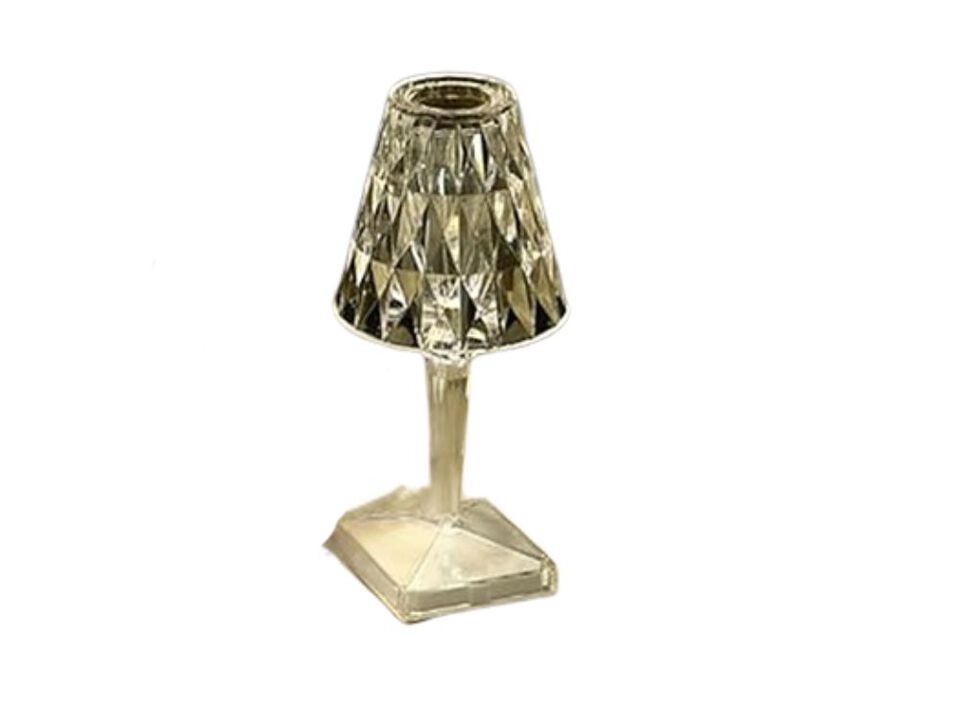 Rechargeable Cordless Touch Control Crystal Rose 2 Pack Table Lamps For Bedroom