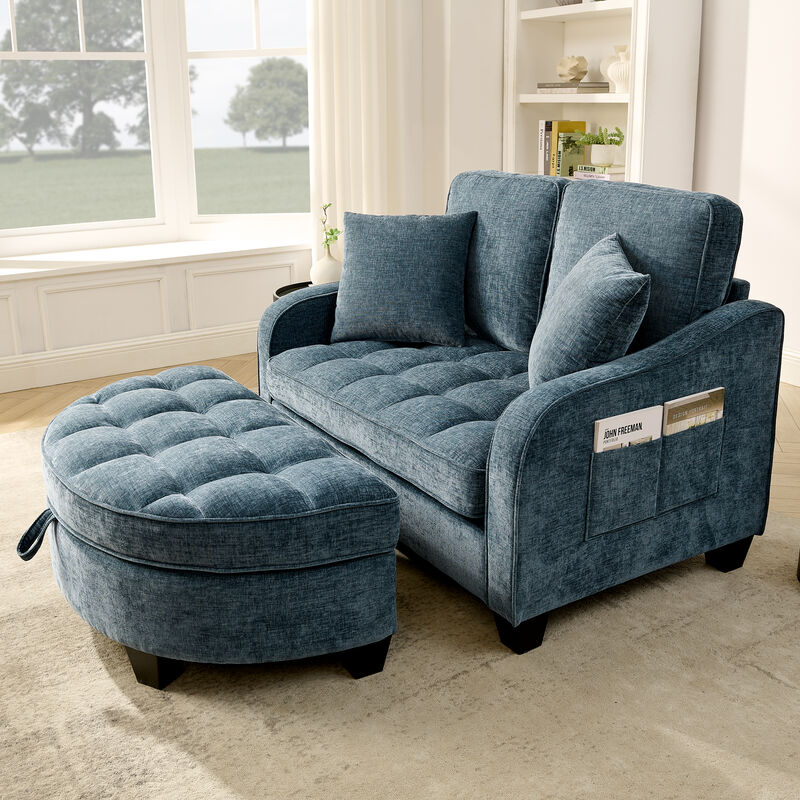 Pefwod Loveseat Reclining Sofa image number 2
