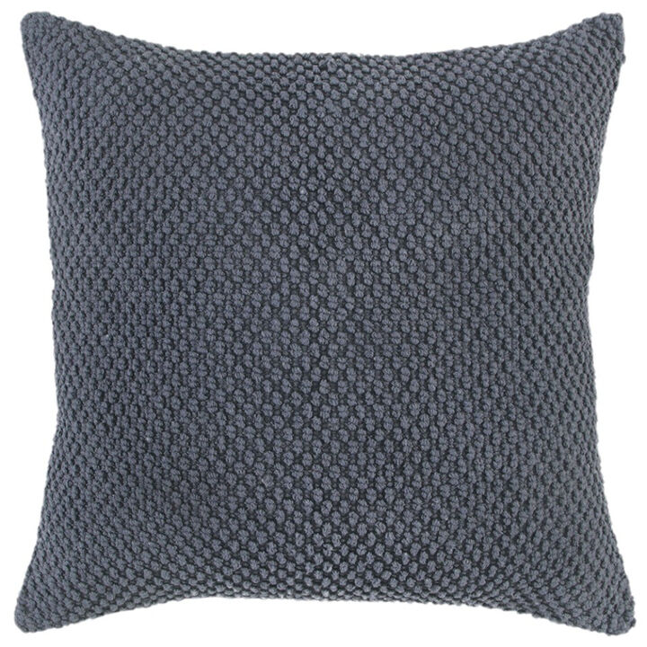 Nubby Textured Throw Pillow &ndash; Modern Decorative Cushion for Sofa or Bed