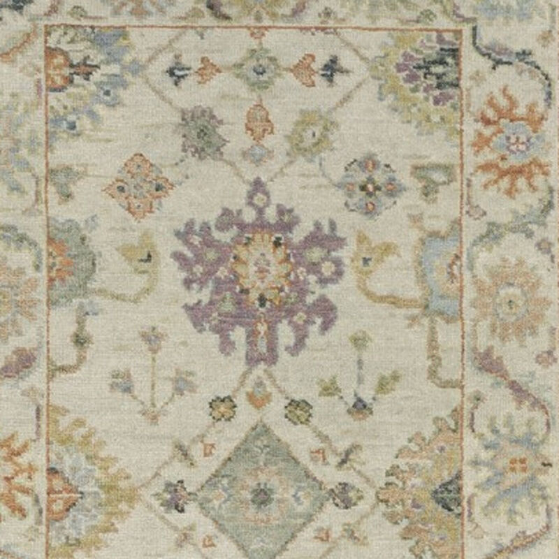 HomeRoots Wool Oriental Hand Knotted Runner Rug With Fringe image number 2