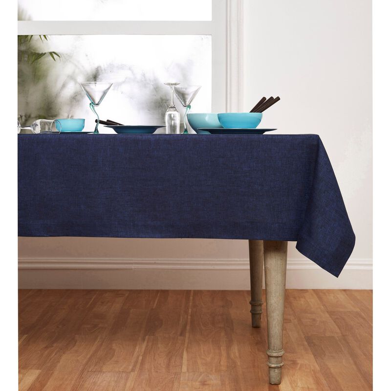 Solino Home Athena 100% Linen Tablecloth &ndash; Handcrafted, Machine Washable, Perfect for Holiday and Everyday Dining