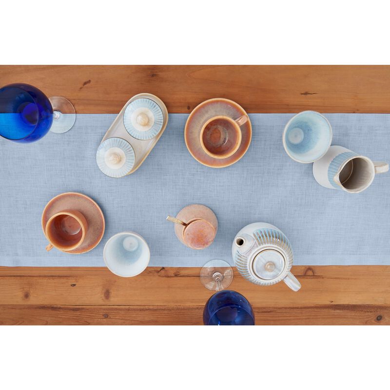 Solino Home Fete 100% Linen Table Runner &ndash; Handcrafted, Machine Washable, Perfect for Holiday and Everyday Dining