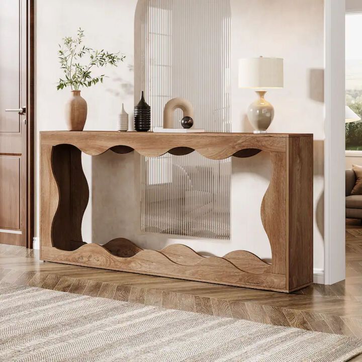 Tribesigns Console Table Farmhouse Entryway Table