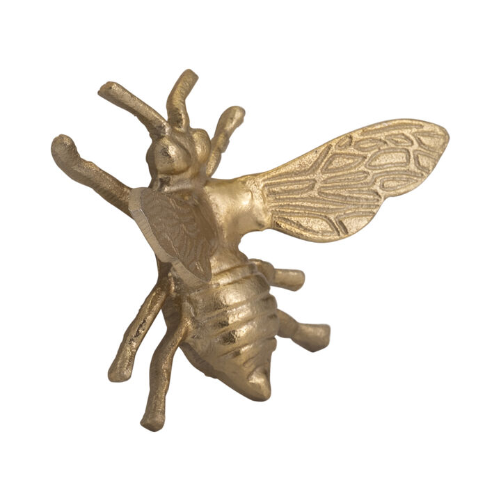 Metal, 7" Busy Bee, Gold