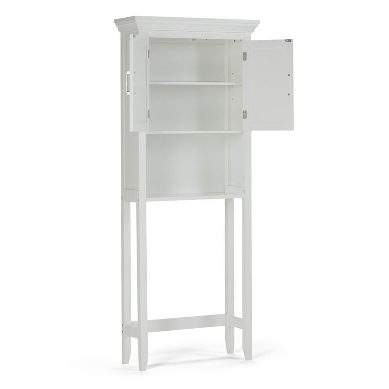 Simpli Home Avington 27W Storage Cabinet with 2 Doors and Open Shelf image number 3