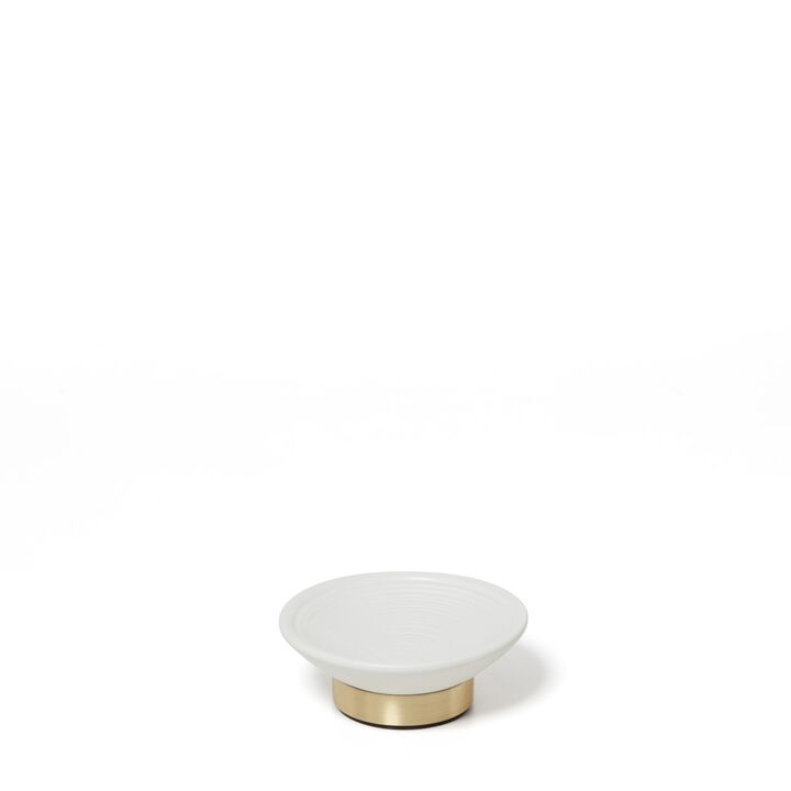 Dubai Soap Dish (brass trim)