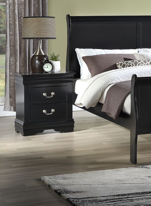 Streamdale Elegant Louis Philip Nightstand with Ample Storage