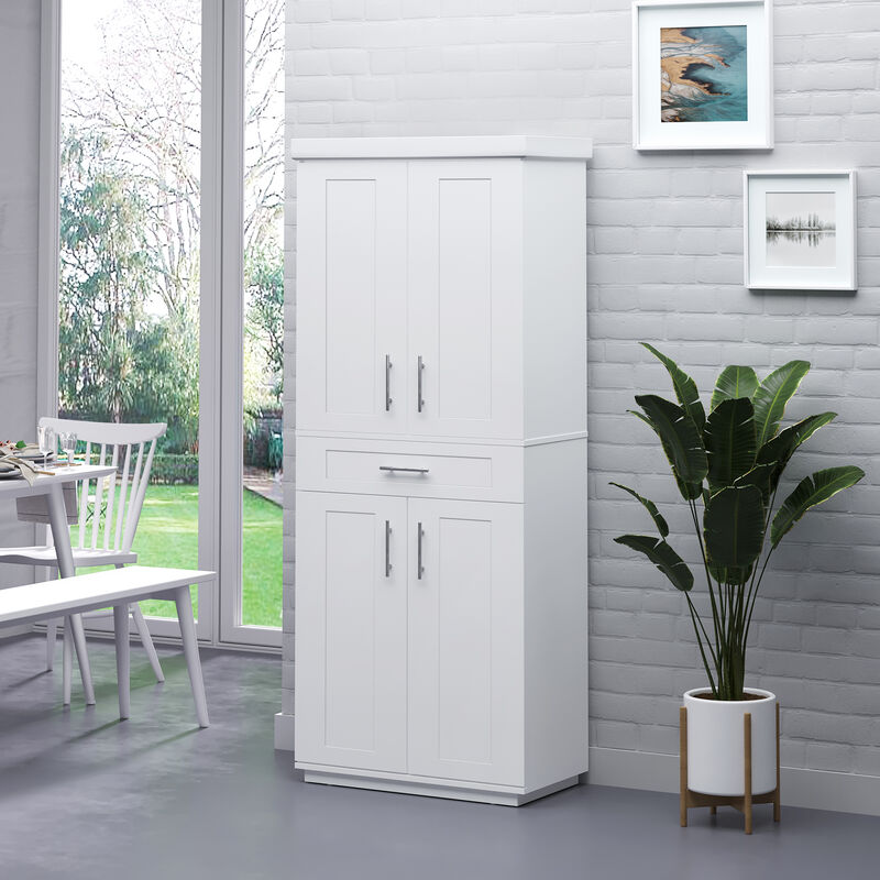 Modern Storage Organizer with Bar Tabletop and Center Console