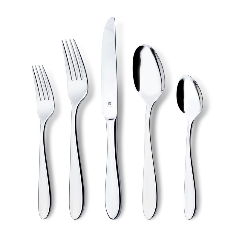 Danialli Razzoli Silverware Set, Durable 18/10 Stainless Steel Flatware Set, Dishwasher Safe, Built to Last image number 0
