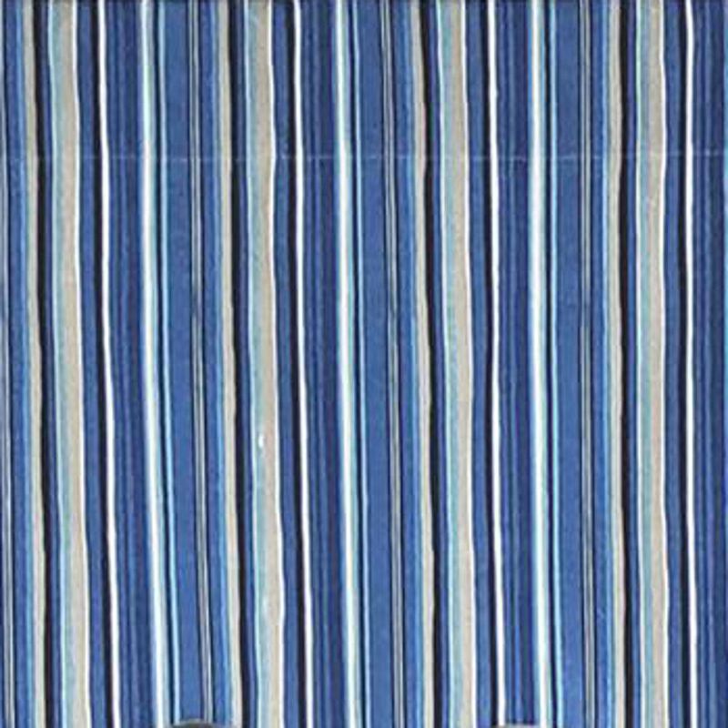 RLF Home Modern Design Classic Beach Stripe Regal Style Window Valance 50" x 17" Blue