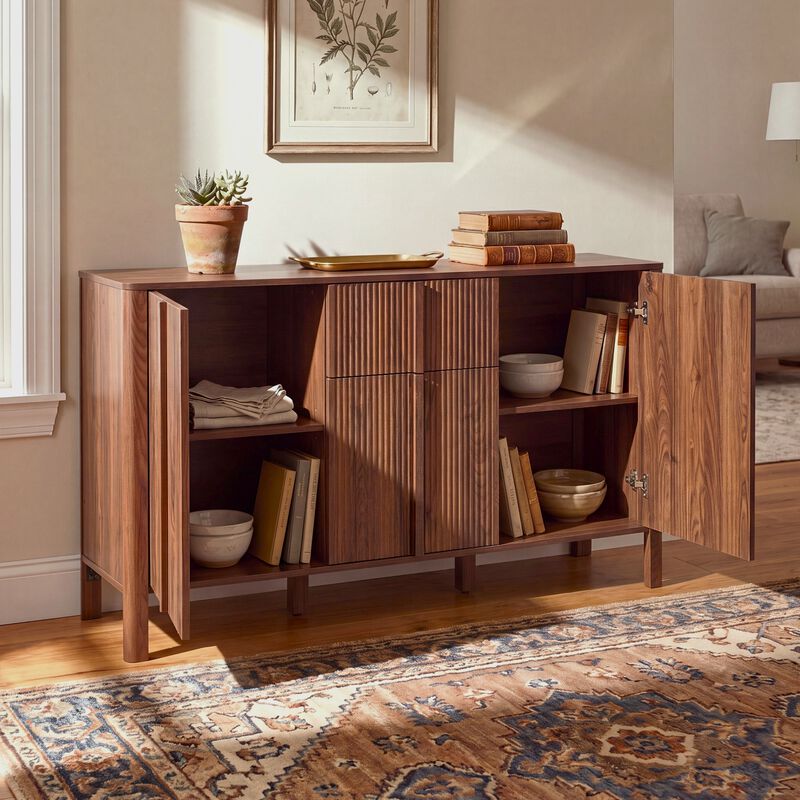 Hafkef  Textured Sideboard image number 2