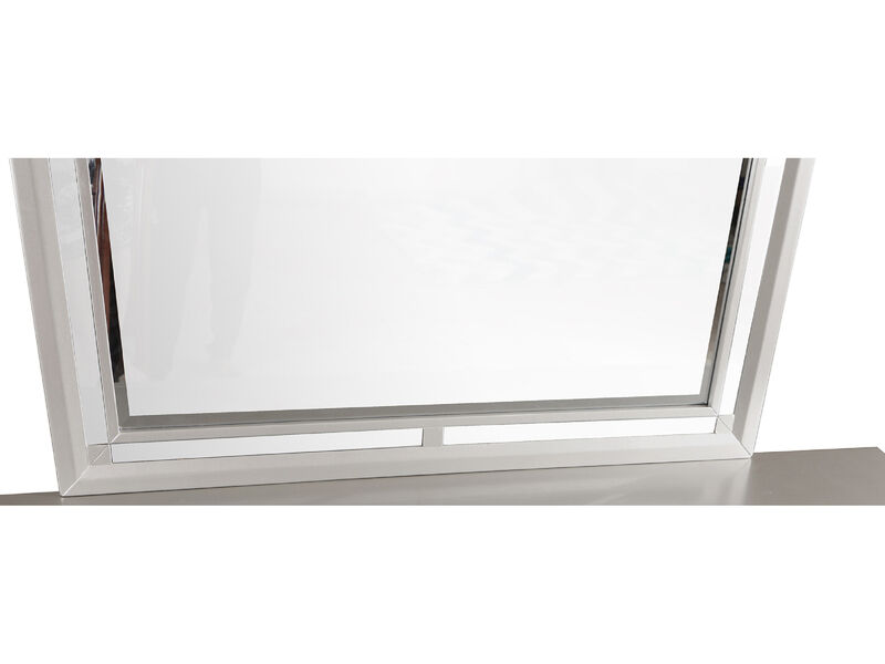 Alana 36 in. x 42 in. Modern Rectangle Framed Dresser Mirror