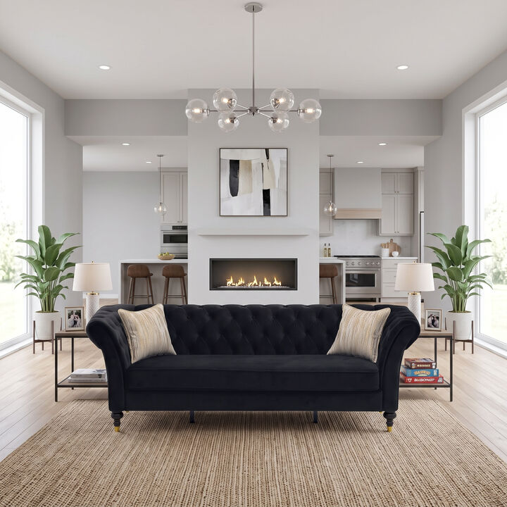 Kalsor Velvet Sofa