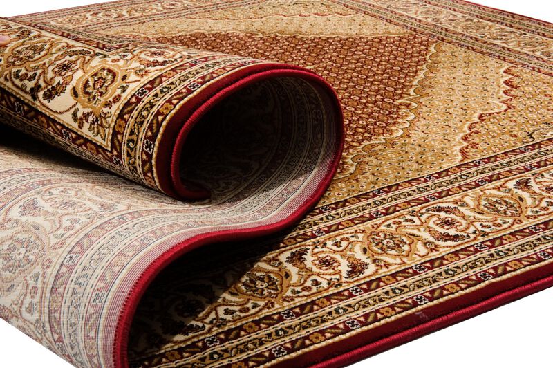 Rug Branch Faris Traditional Persian Medallion Beige Cream Indoor Runner Rug