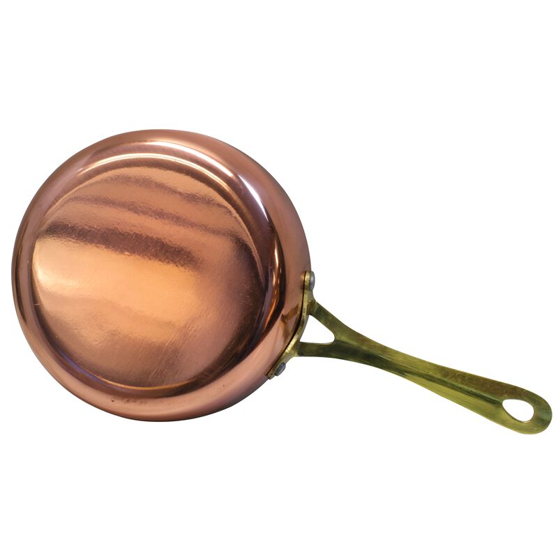 Gibson Home Rembrandt 4.7 Inch Stainless Steel Mini Frying Pan, Copper Plated