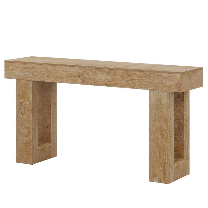 Tribesigns Farmhouse Wood Console Table