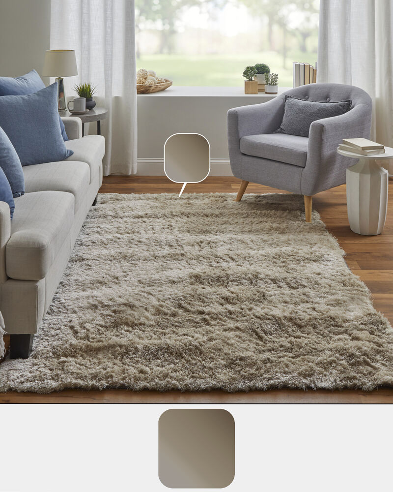 Indochine 4550F Tan/Taupe 3'6" x 5'6" Rug
