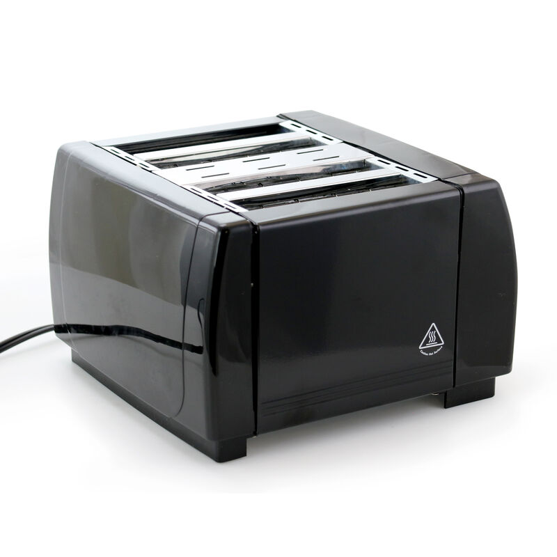 Better Chef 4 Slice Dual Control Toaster in Black