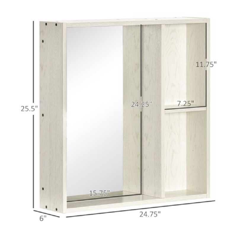 Wall Mounted Cabinet with Single/Double Doors for Bathroom or Kitchen