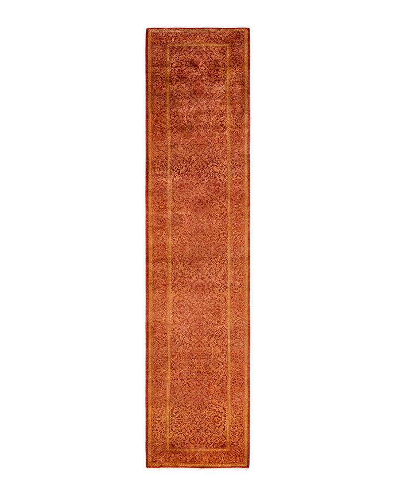 Mogul, One-of-a-Kind Hand-Knotted Area Rug  - Orange, 2' 7" x 11' 3"