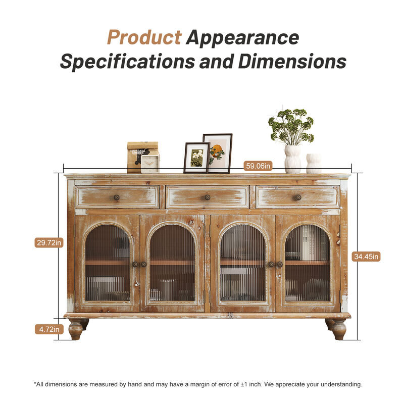 Cokton Farmhouse Sideboard image number 3