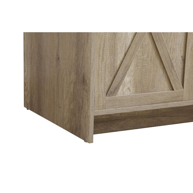 Elegant Kitchen and Bath Austin 30 Inch Single Bathroom Vanity In Natural Oak