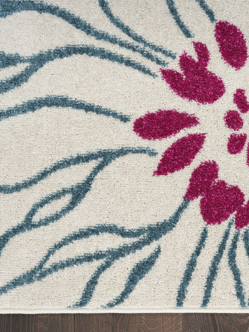 Passion PSN17 Ivory/Multicolor 2'2" x 10' Rug image number 2