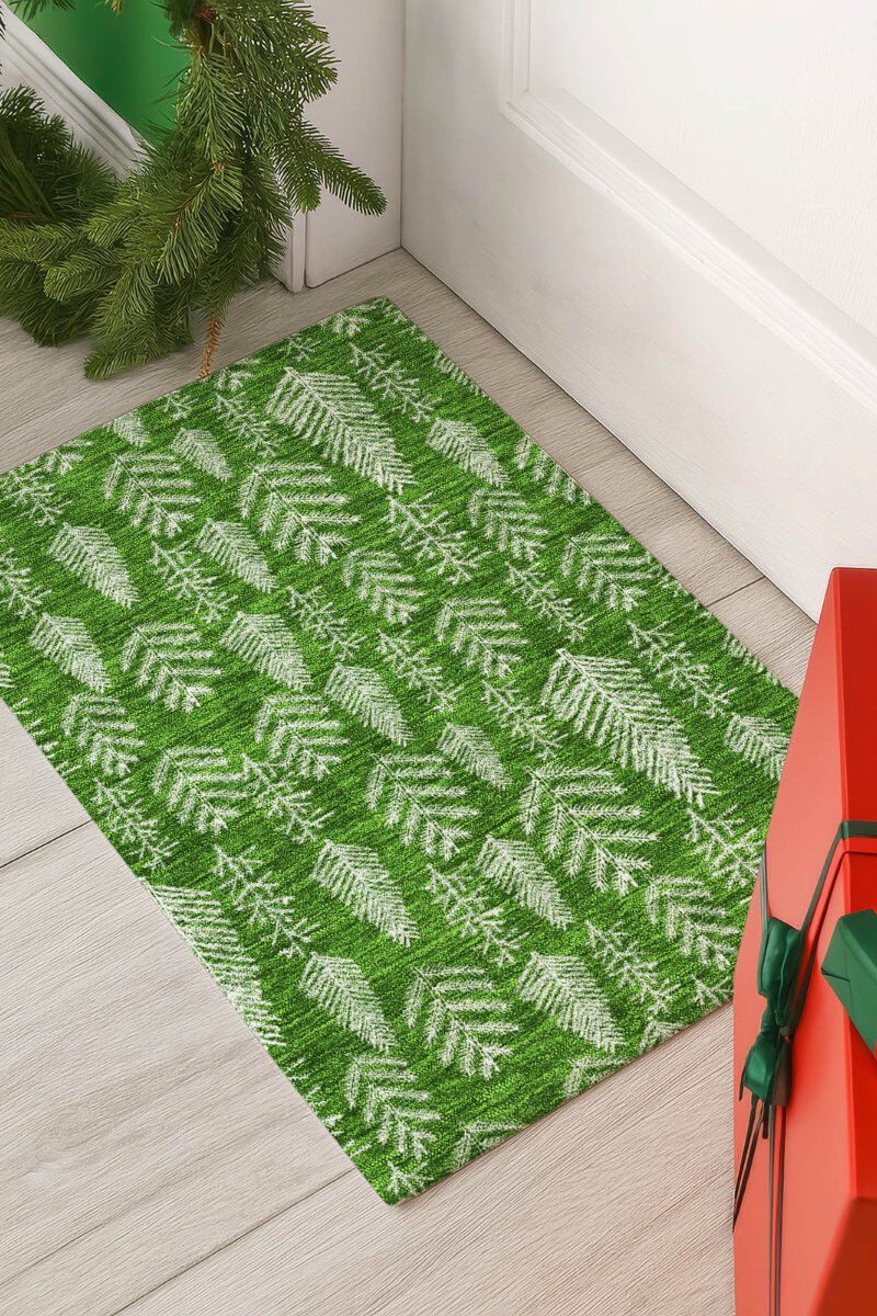 Merry & Bright MY21 Green 30" x 46" Rug image number 1