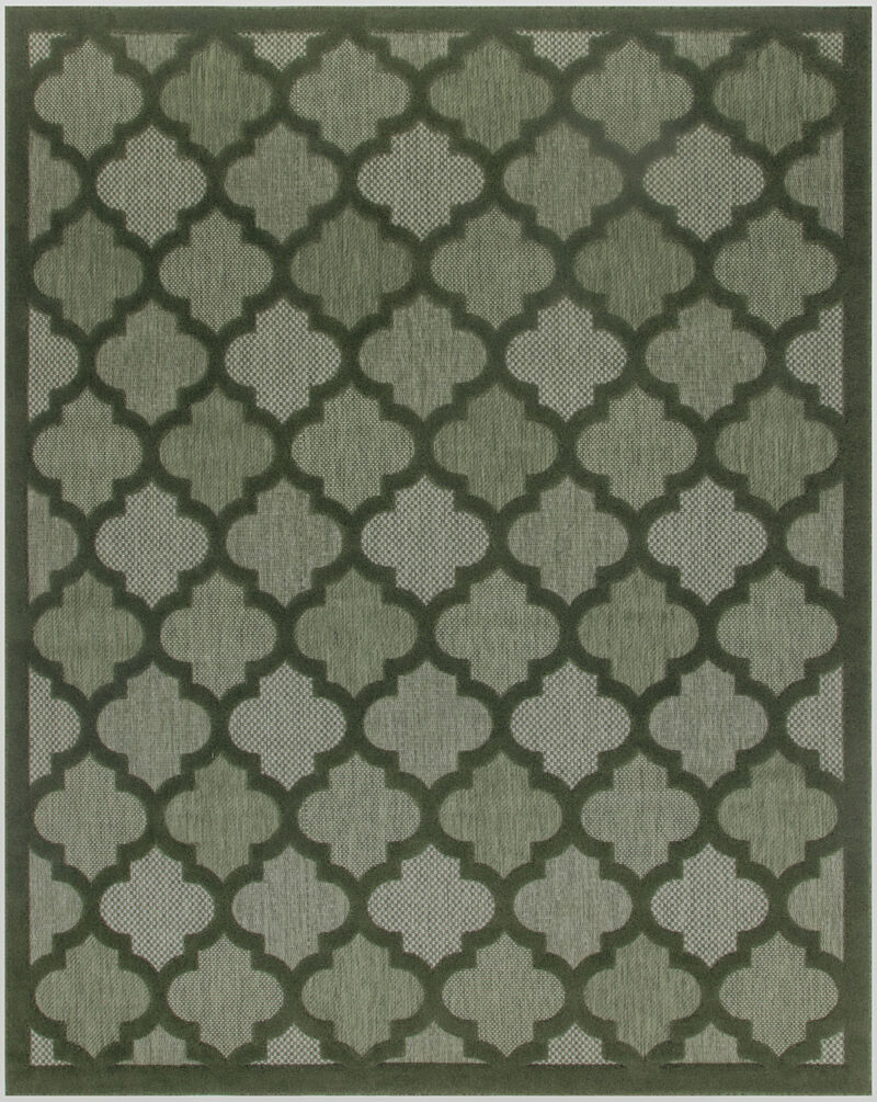 HomeRoots Trellis Indoor Outdoor Area Rug image number 0