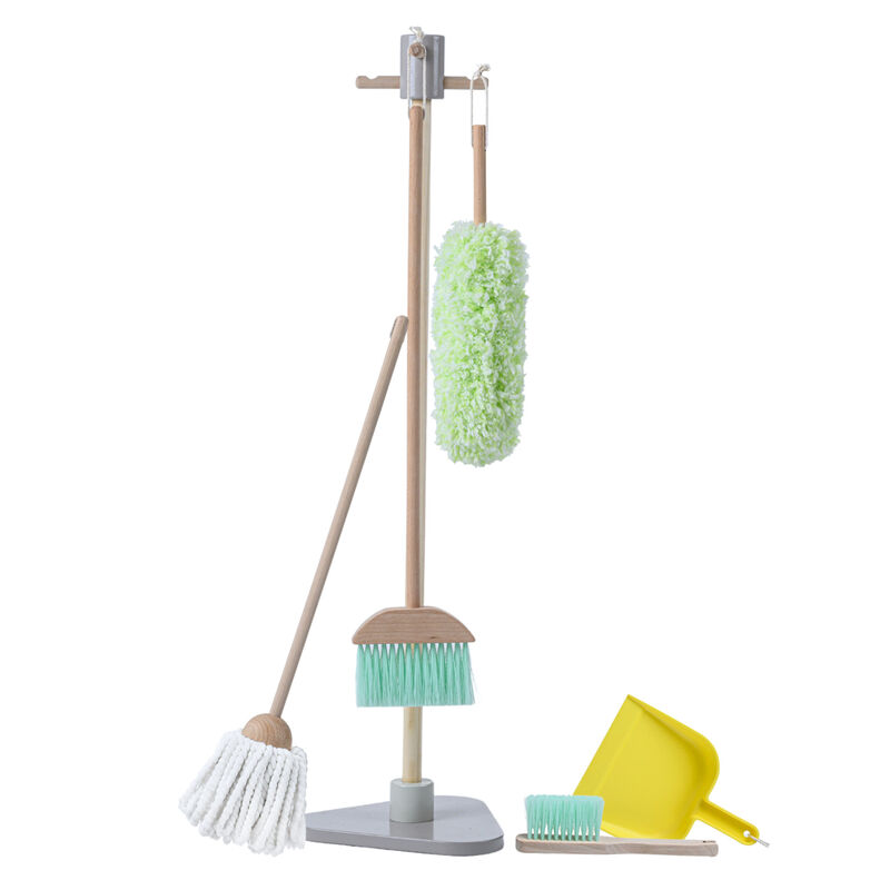 Little Helper 6-Piece Household Cleaning Set with Organizing Stand image number 3