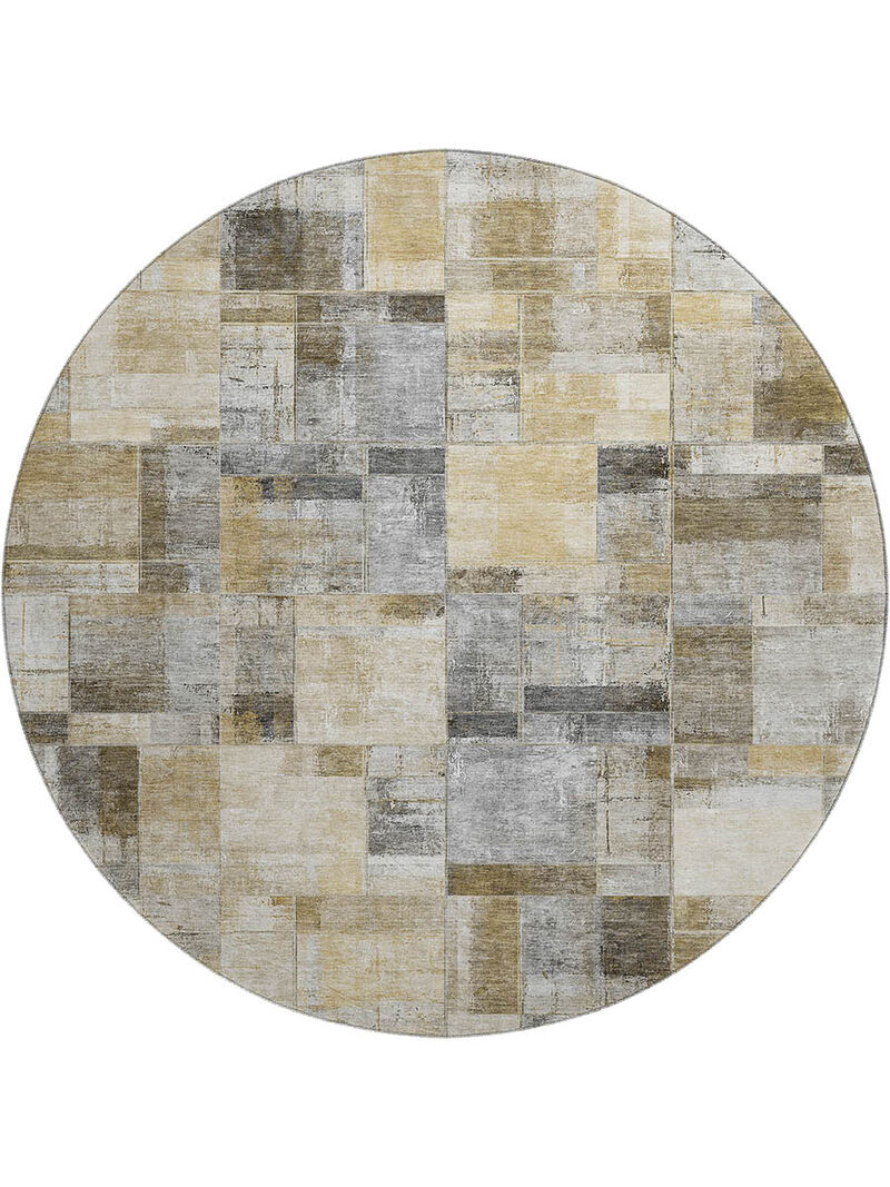 Ravenna RN4 Granite 8' Round Rug
