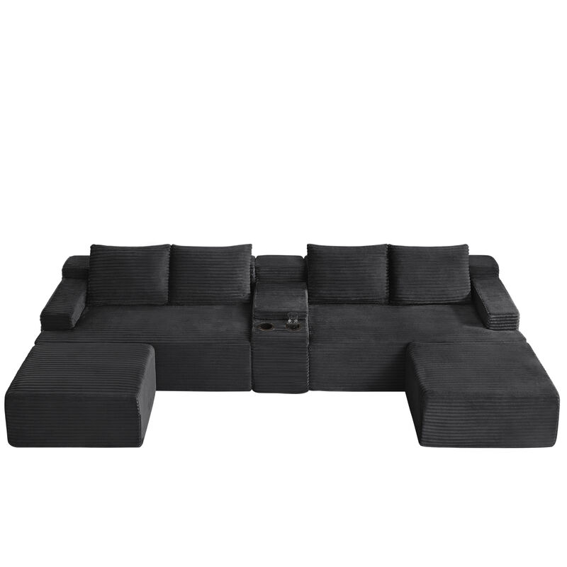 Zossox U-Shaped Sectional Sofa image number 0