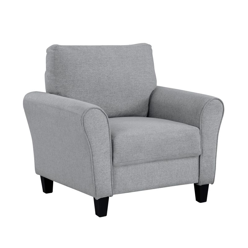 Streamdale Modern Upholstered Chair with Rounded Arms image number 0