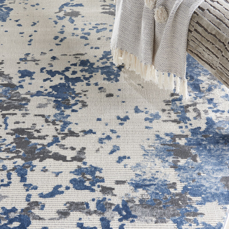 Rustic Textures RUS08 Gray/Blue 7'10" x 10'6" Rug image number 5
