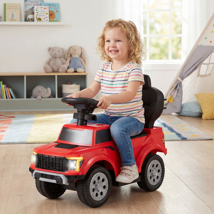 Toddler 3 in 1 Push Ride On Car for Park Backyard and Outdoor Use