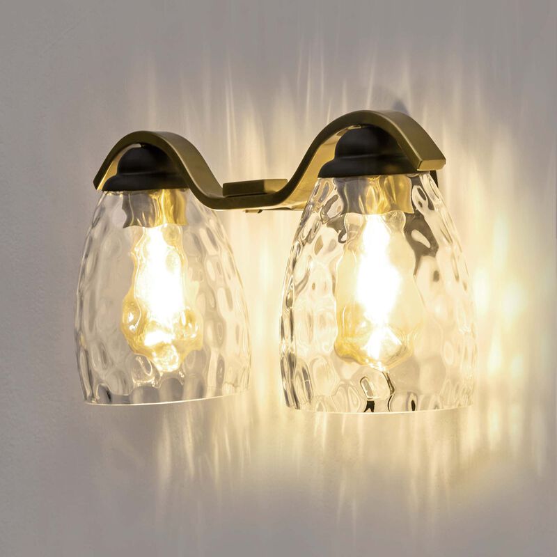 Heidi 2-Light Bathroom Vanity Wall Sconce Light with 3-Stage Touch Dimmer image number 7