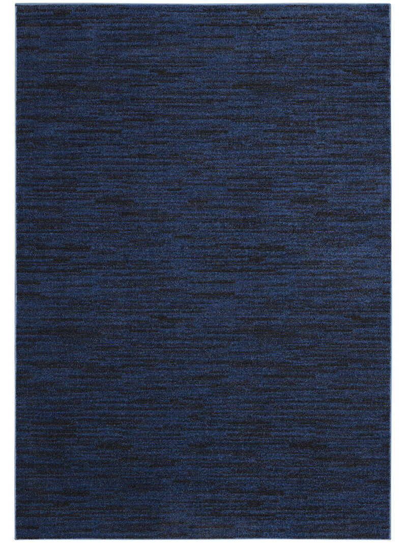 Nourison Essentials NRE01 Midnight Blue 6' x 9' Rug