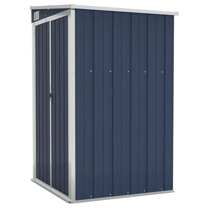 Garden Shed Anthracite Galvanized steel, metal Large Garden Shed
